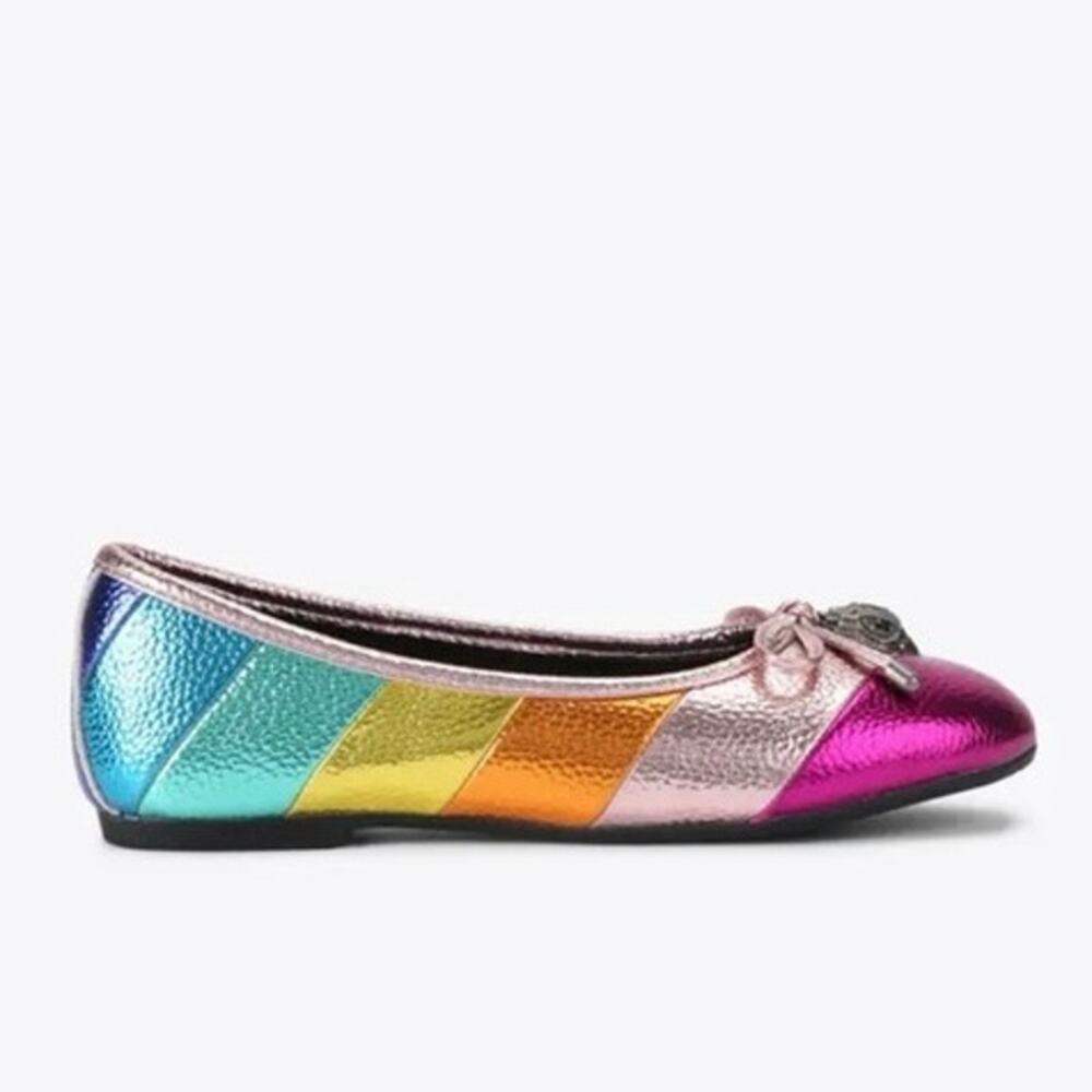 Kurt Geiger kids mini eagle ballerina flat grade school size 5